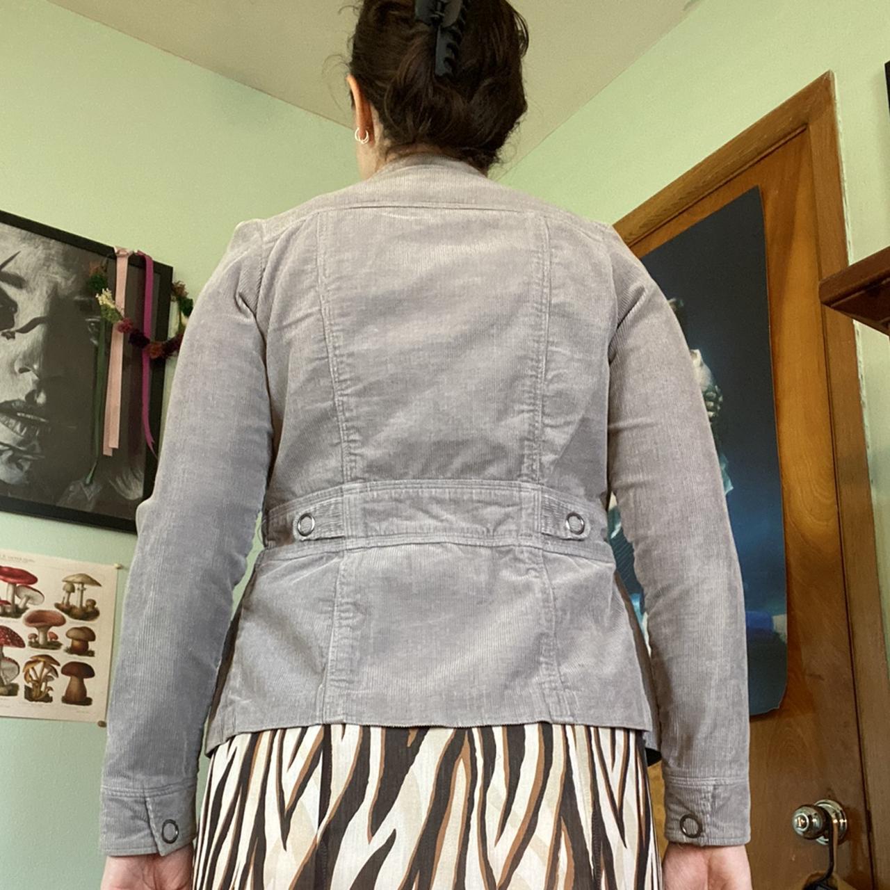 Vintage papaya corduroy jacket. Six buttons, four... Depop