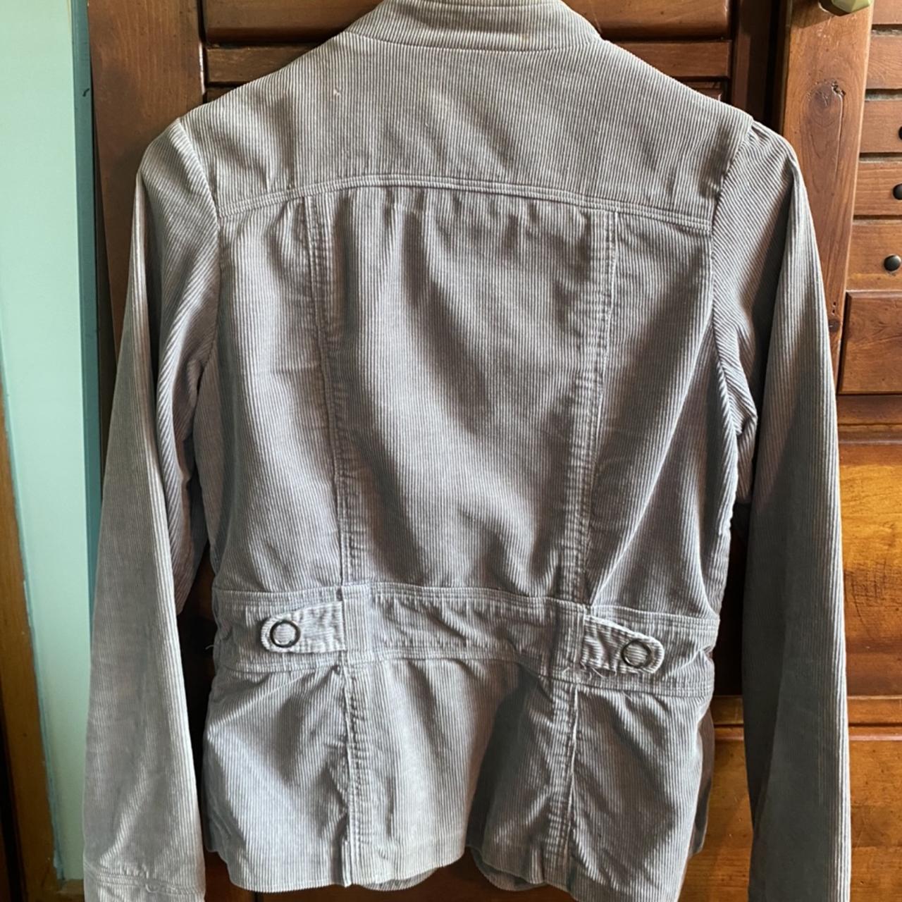 Vintage papaya corduroy jacket. Six buttons, four... Depop