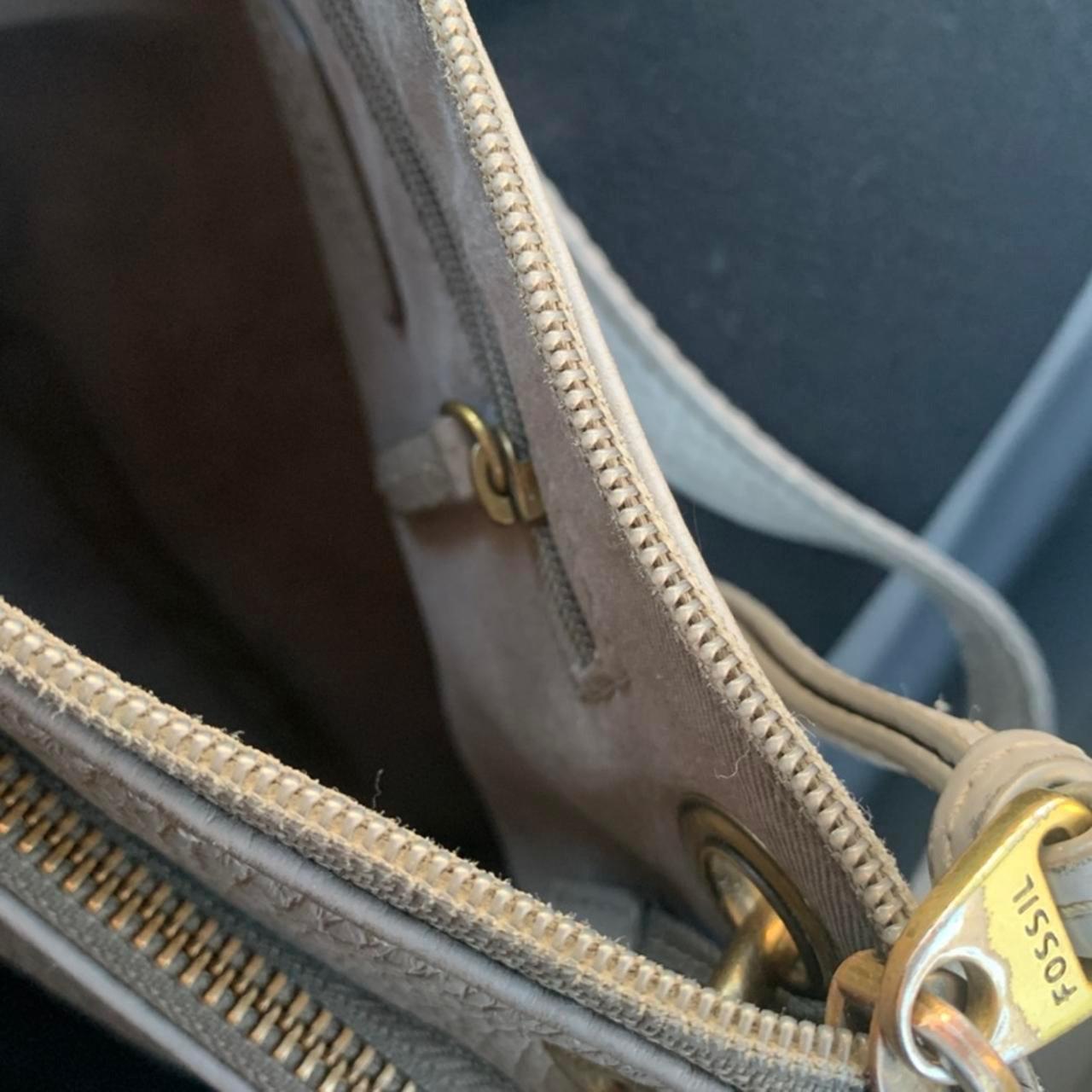 Fossil grey crossbody on sale bag