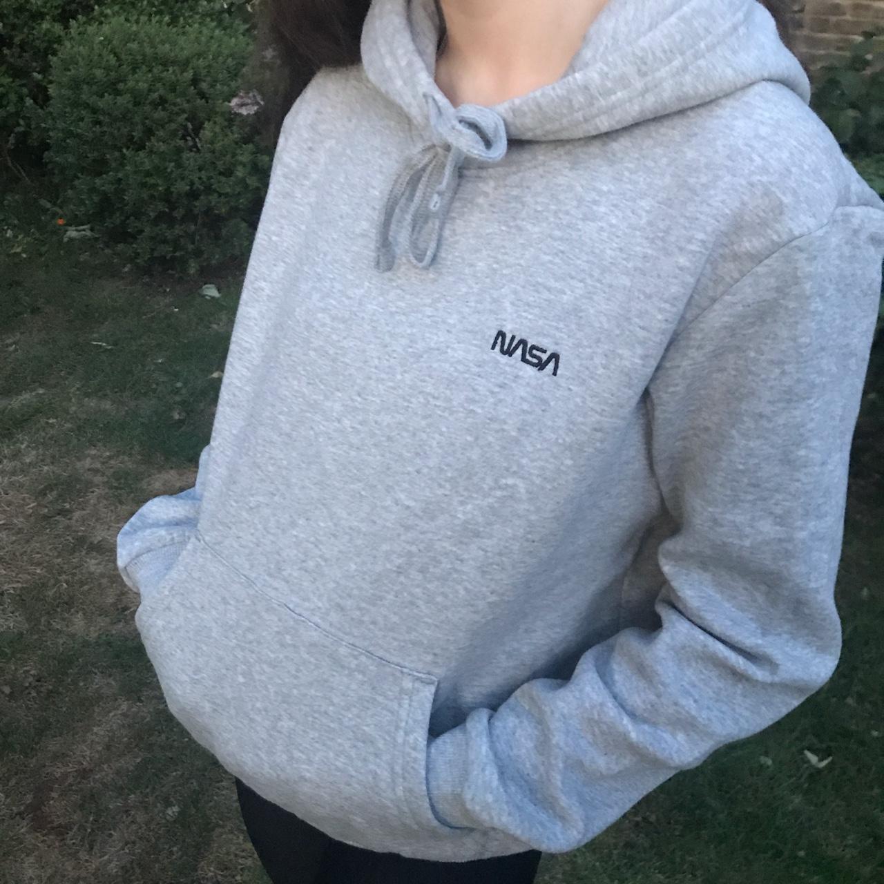 Grey nasa outlet hoodie h&m