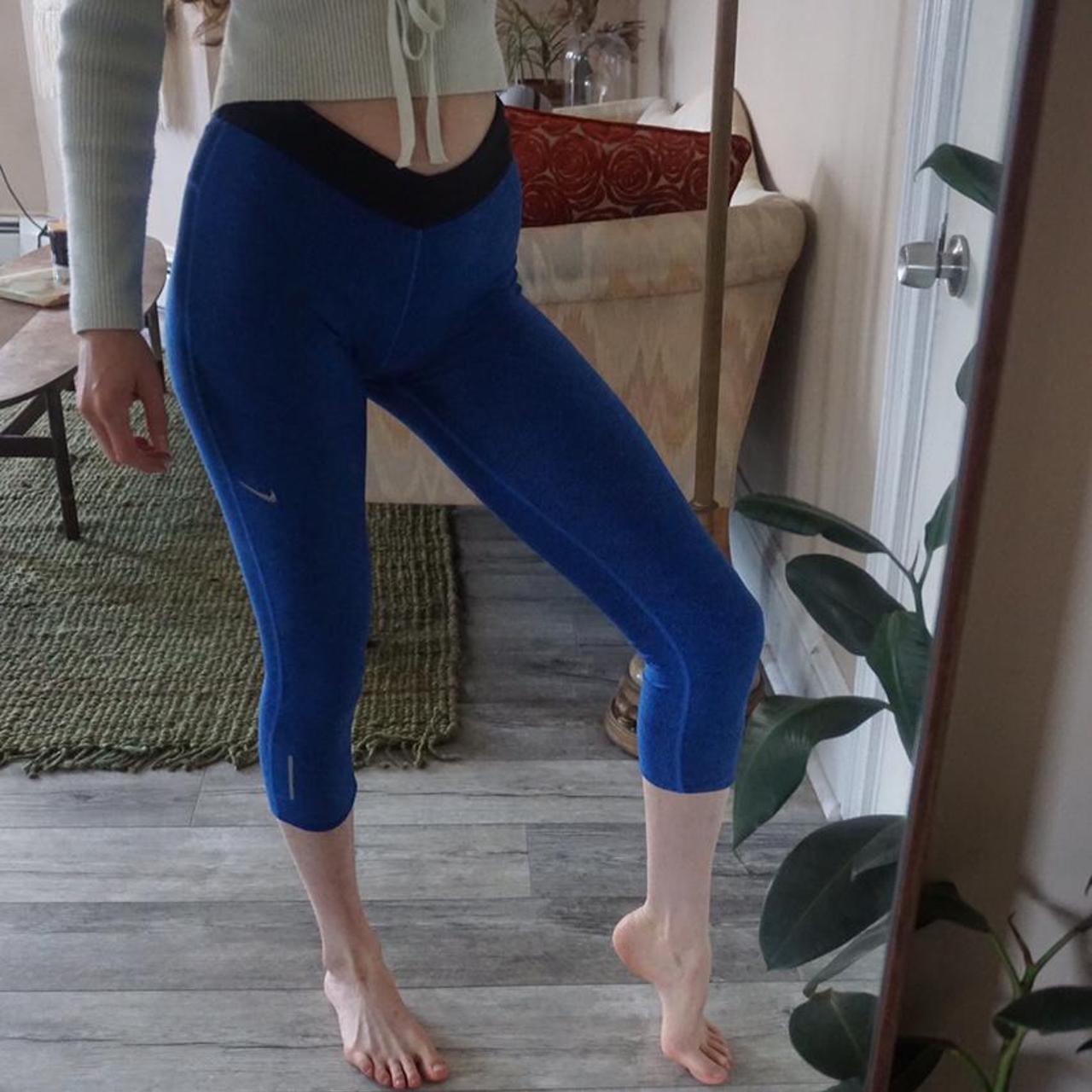 Nike Women's Blue Leggings Depop
