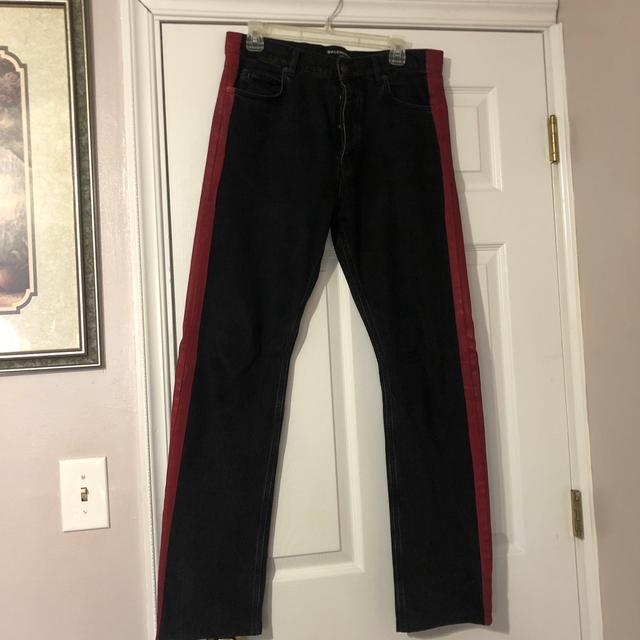 Balenciaga pants red stripe online