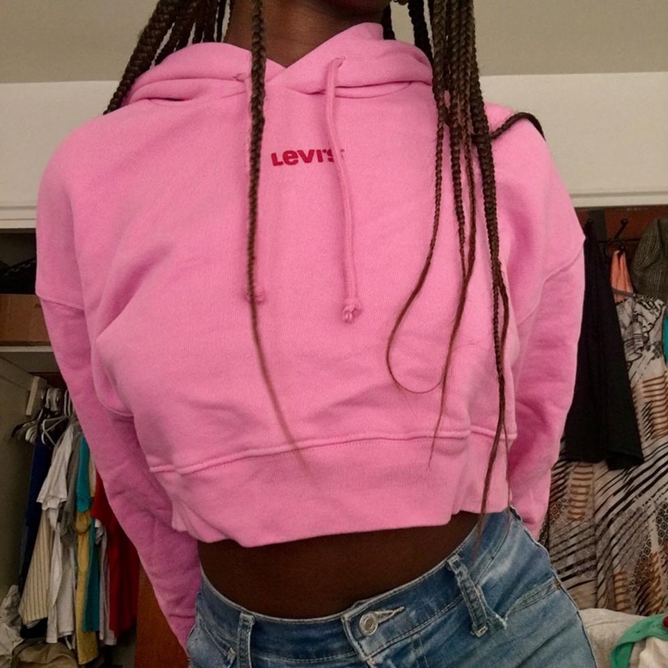 Levi's baby hot sale cropped hoodie