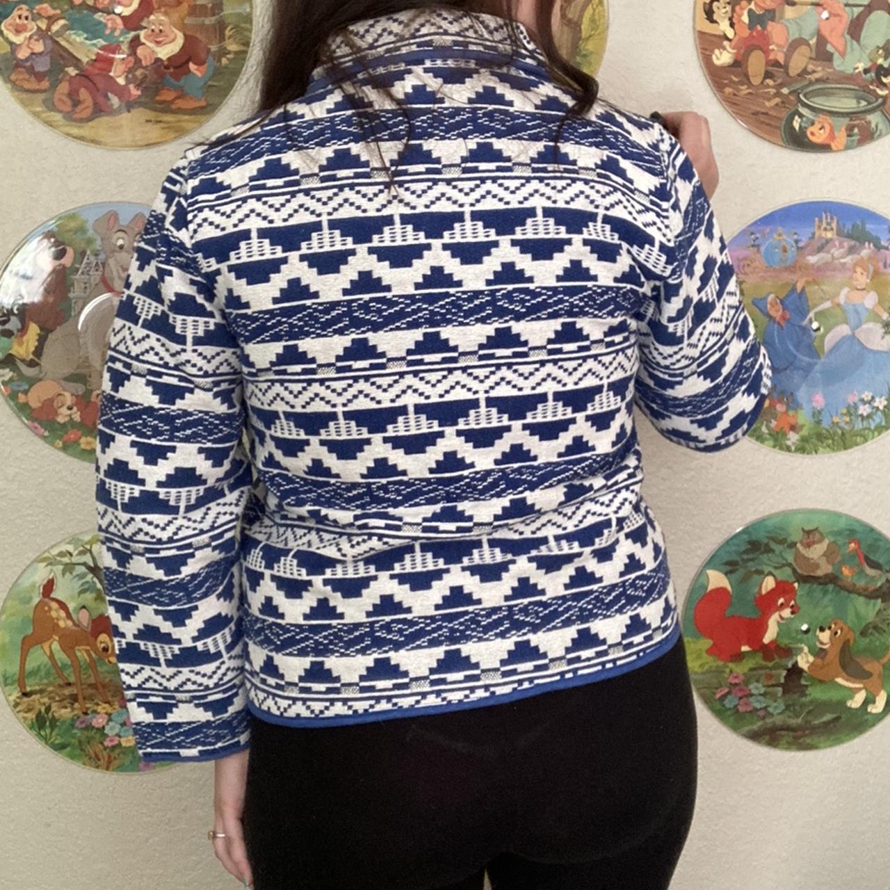 Jane Ashely southwestern tribal pattern coat. Has... Depop