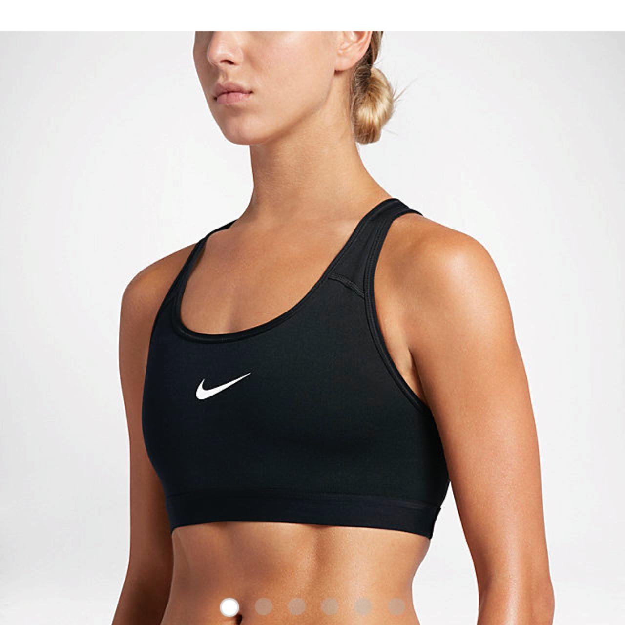 nike black sports bra, size XS worn once for a... Depop