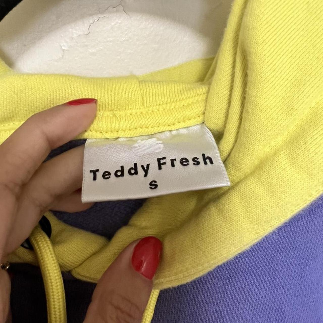 Teddy Fresh quilted hoodie Size XS Never - Depop