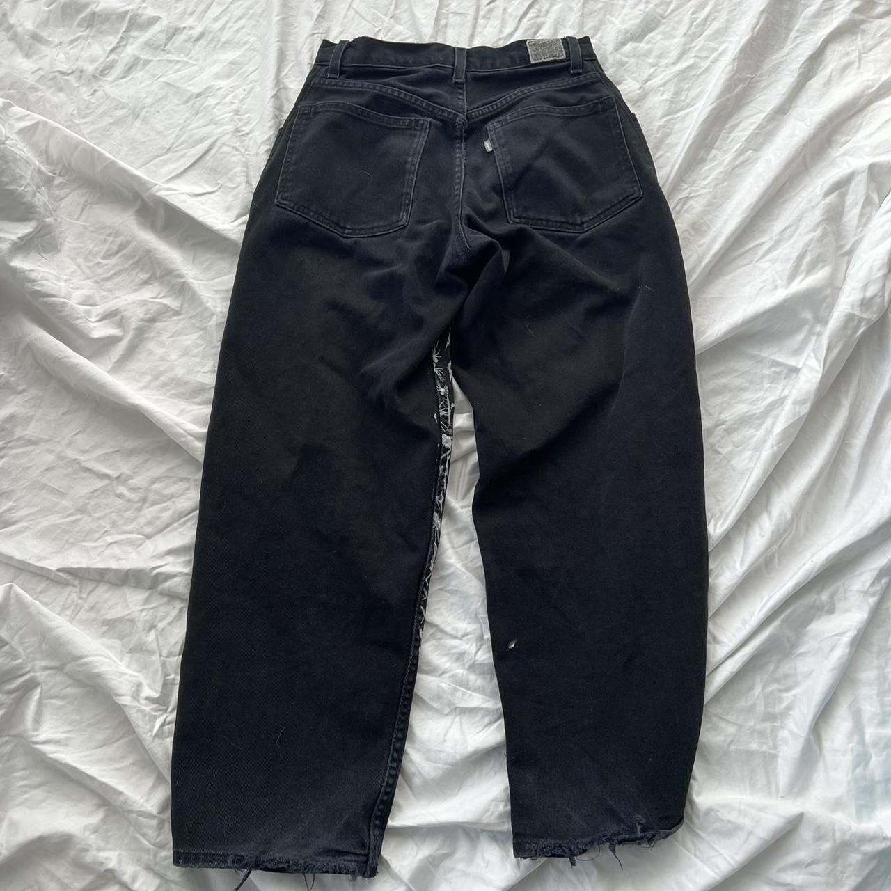 Black baggy jeans - Depop