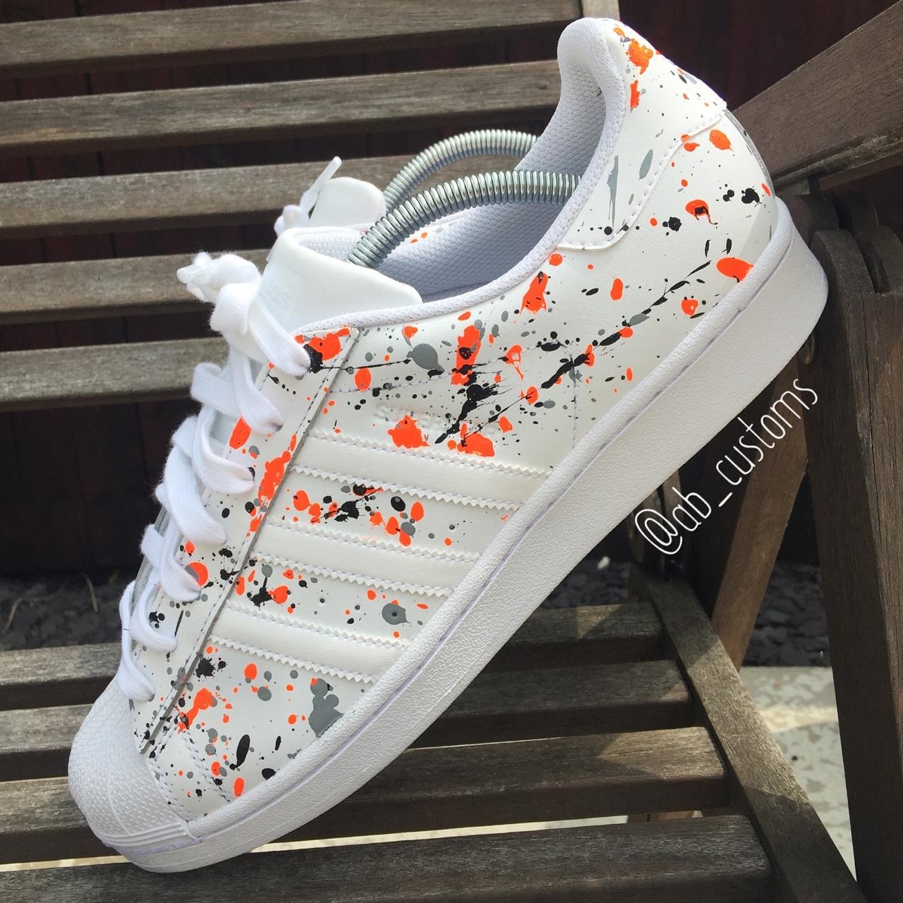 Adidas superstar Custom Splash Attack available in Depop