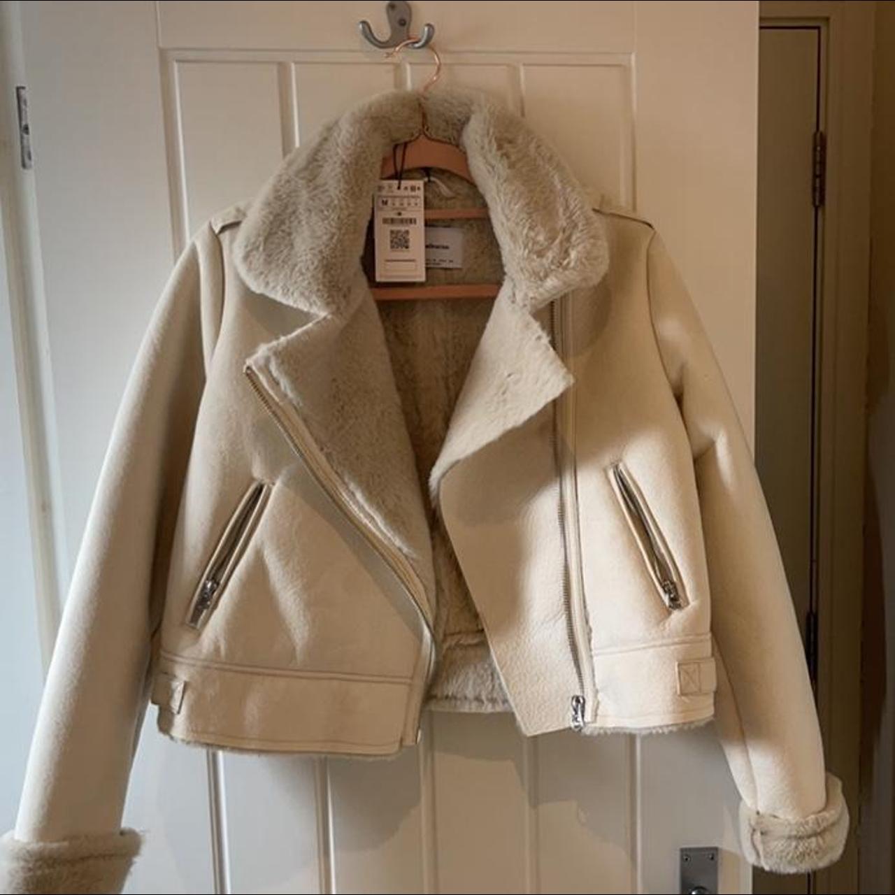 Stradivarius aviator jacket. Brand new - tags still... - Depop