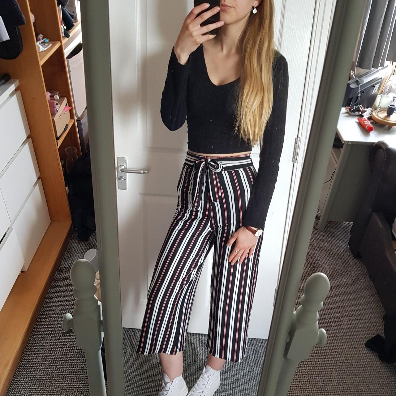 Pull Bear striped Culottes Size XS So cute