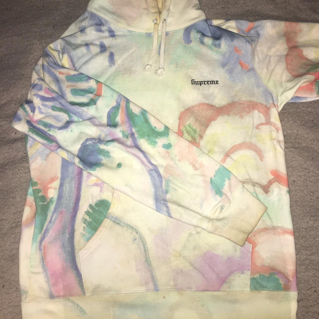 Supreme landscape hoodie fake online