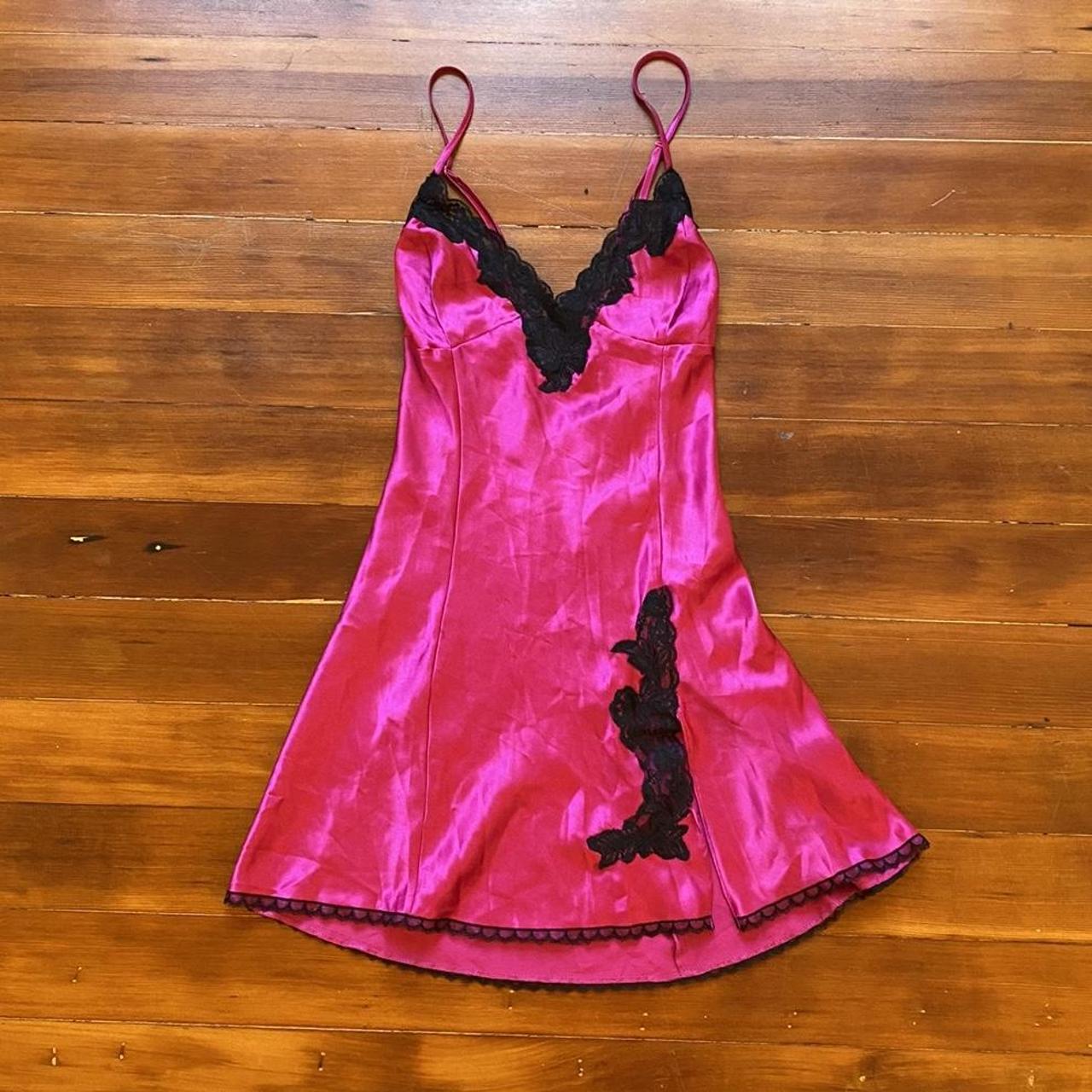 Frederick's of Hollywood Women's Pink Dress | Depop