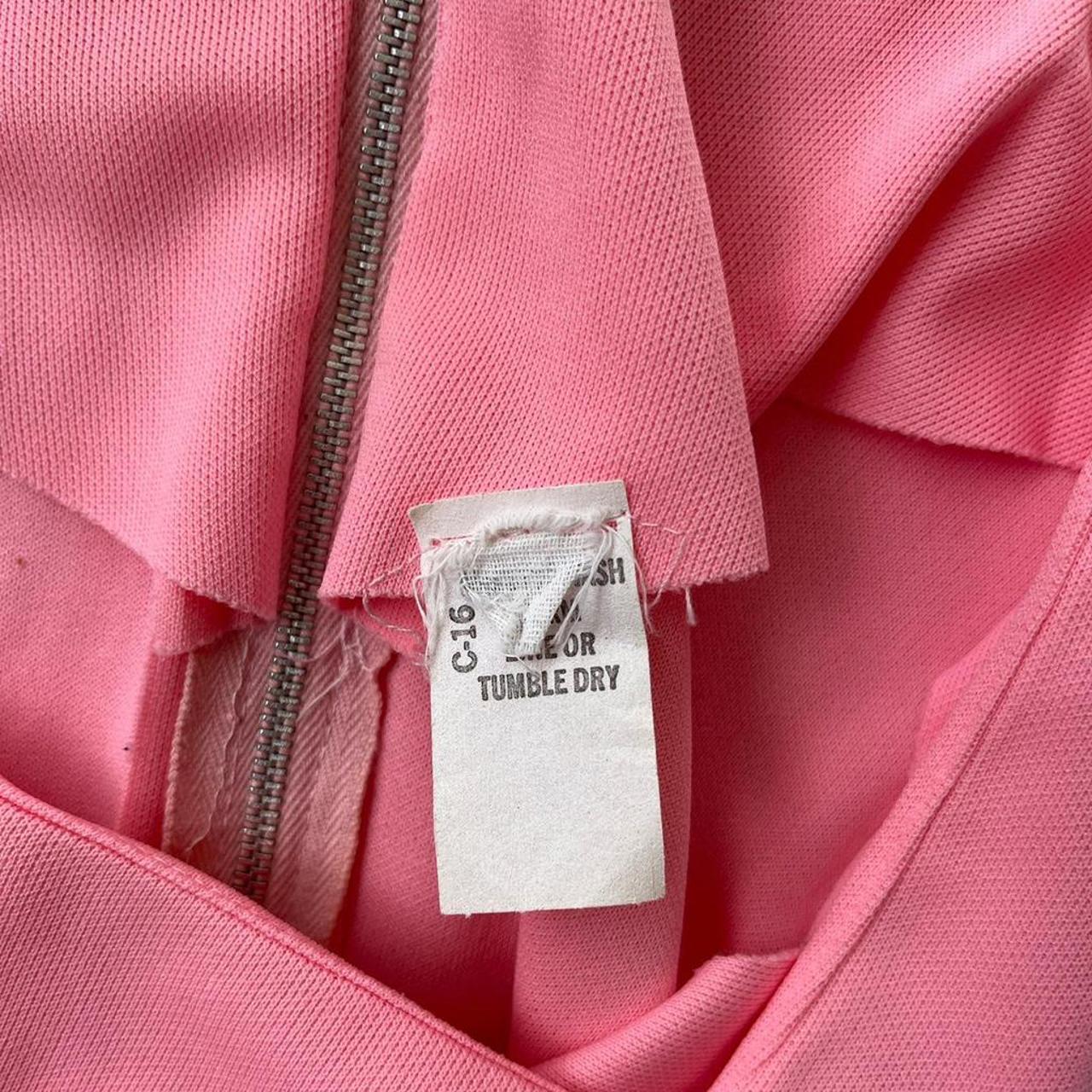 1960s/1970s Pink Dress And Jacket Set Measurements... - Depop