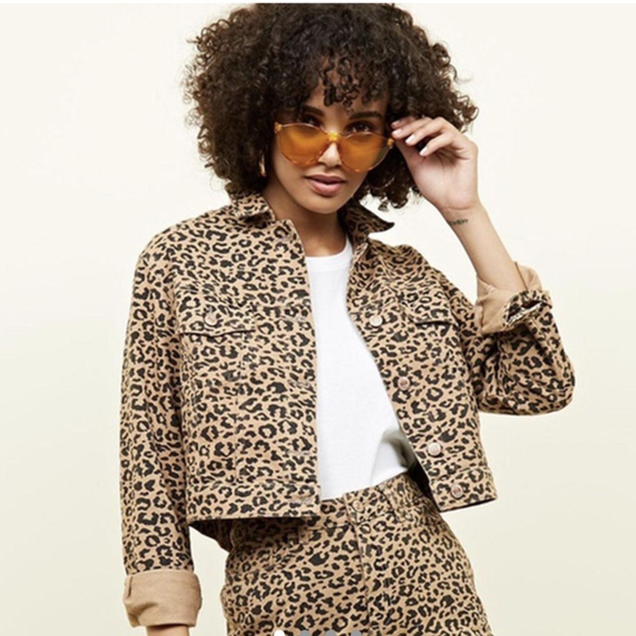 Animal print jacket new look hotsell