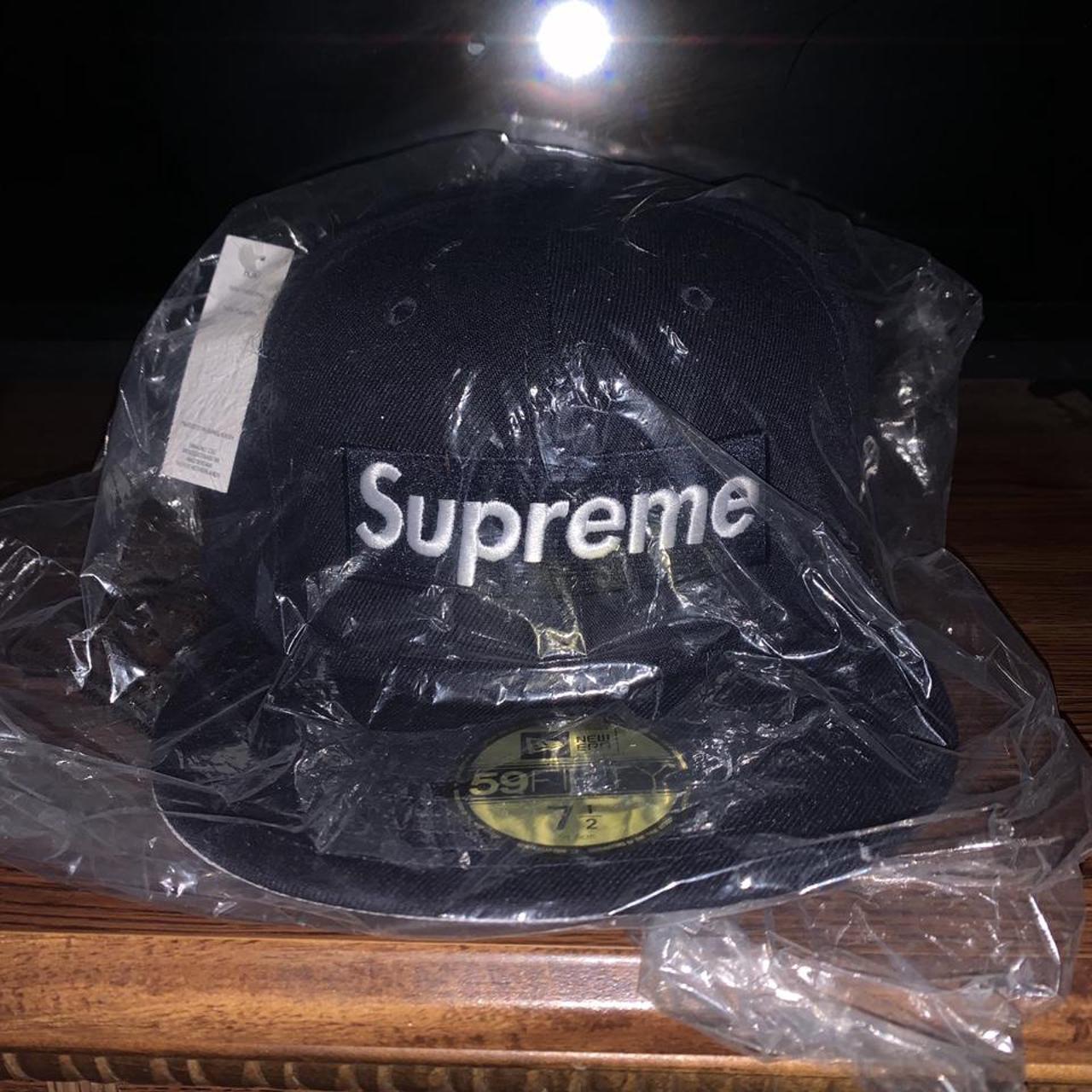 Brand New Supreme Champions Box Logo New Era fitted... - Depop