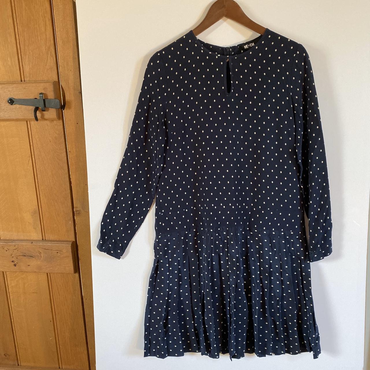 Me + Em polka dot silk dress. Only worn a handful of... - Depop