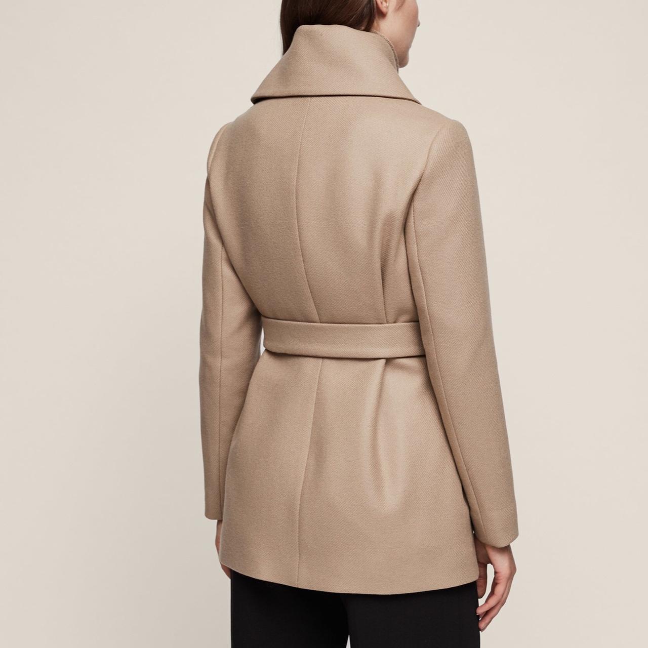 Reiss Meena Wrap Collar Short Coat  Coat, Wrap coat outfit, Short coat