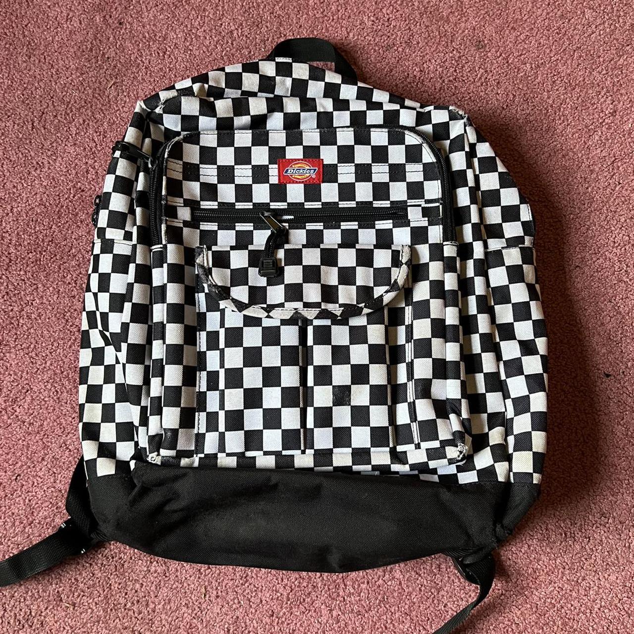 dickies checkerboard backpack