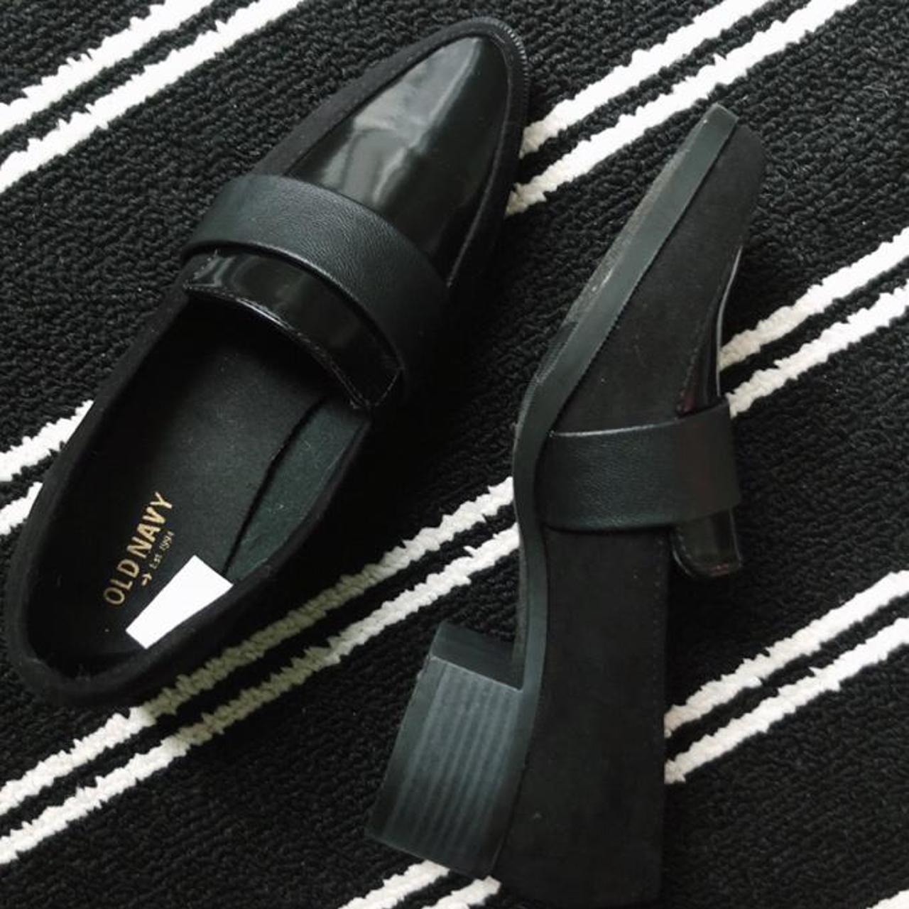 Old Navy Women's Black Loafers Depop