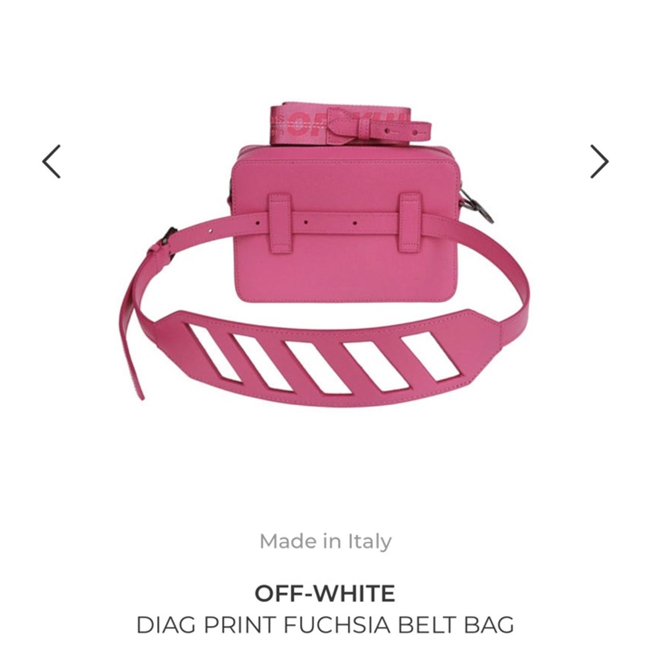 Off white deals fuchsia belt