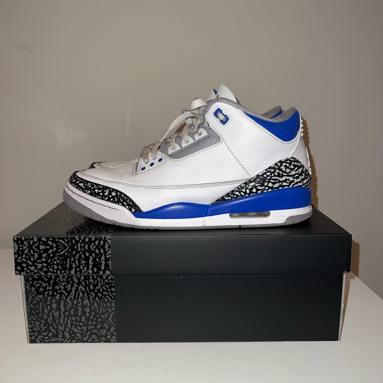 Air Jordan 3 Retro Racer Blue Size Uk 10 21 Depop