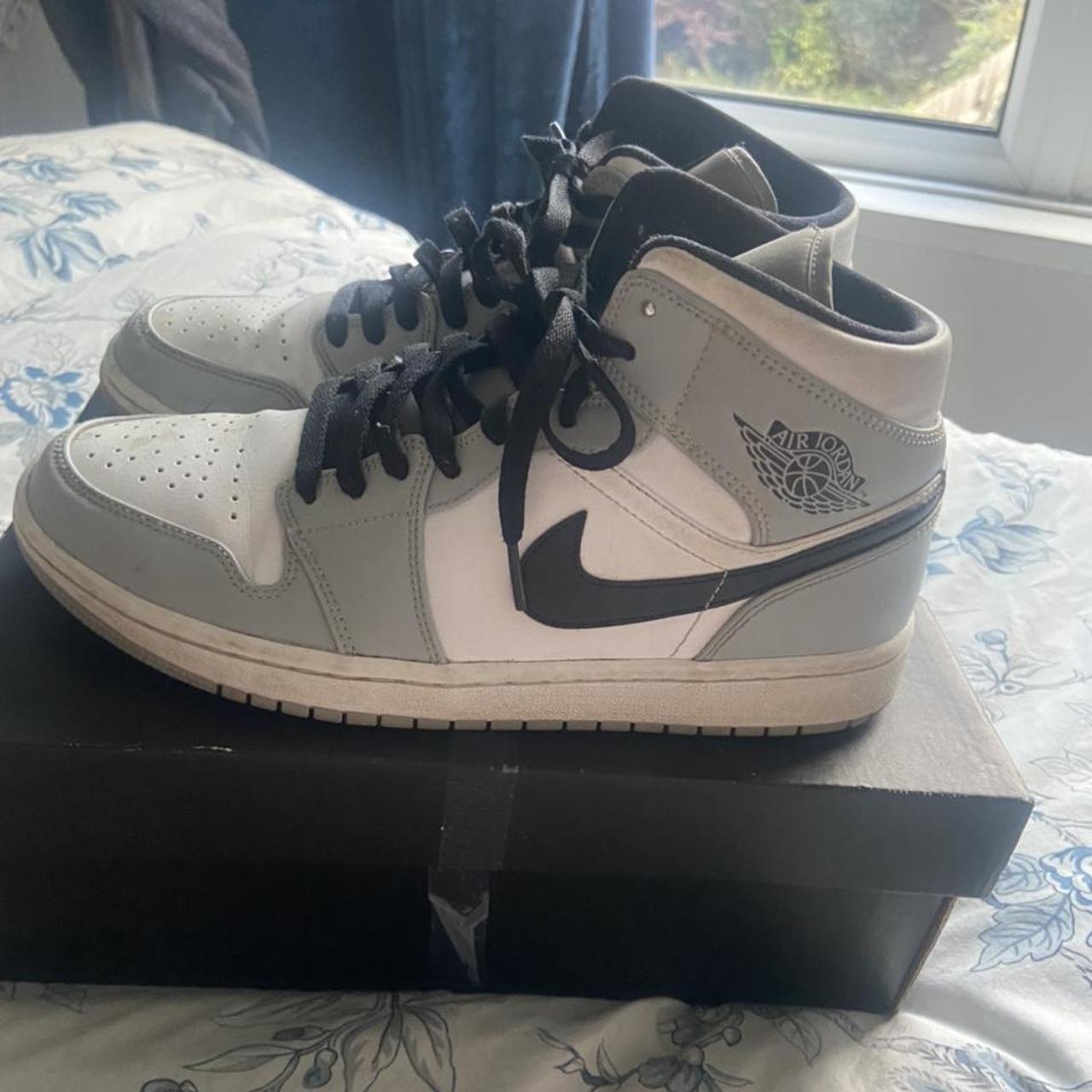 grey jordan 1 size 7