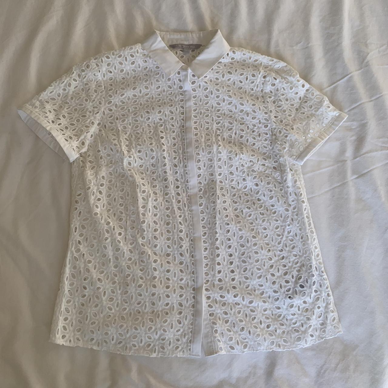 Zara Women's White Shirt | Depop