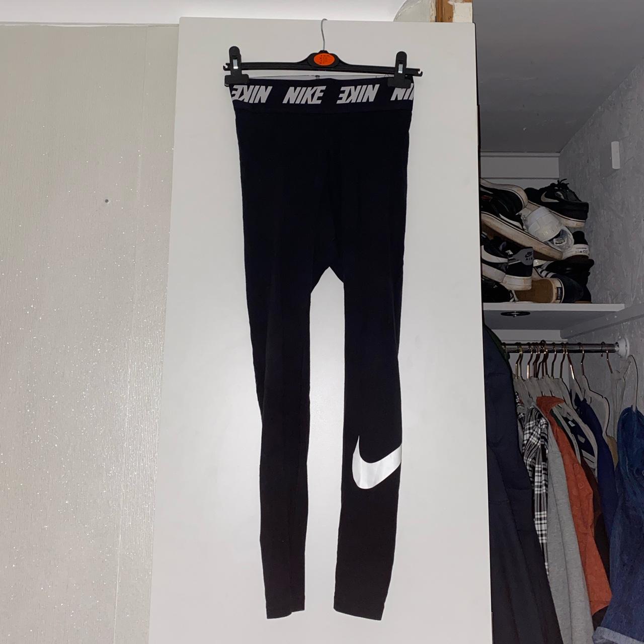 size small Nike leggings , RRP-£27 2 slight holes - Depop