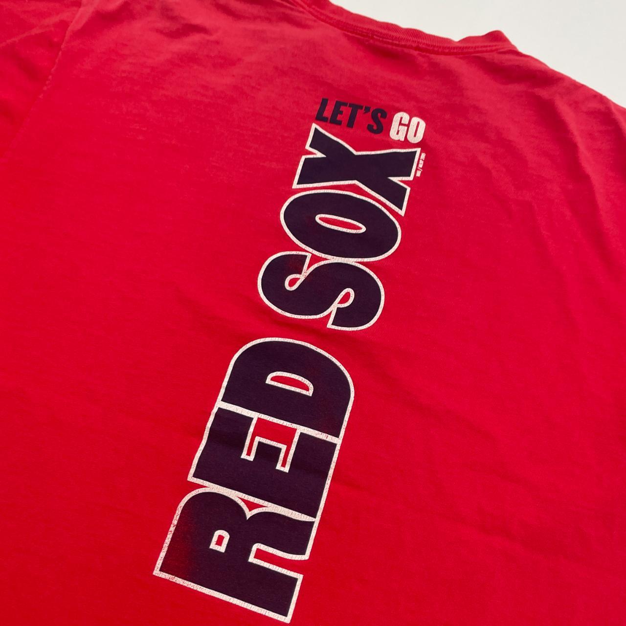vintage y2k Team Nike Center Swoosh Boston Red Sox... - Depop