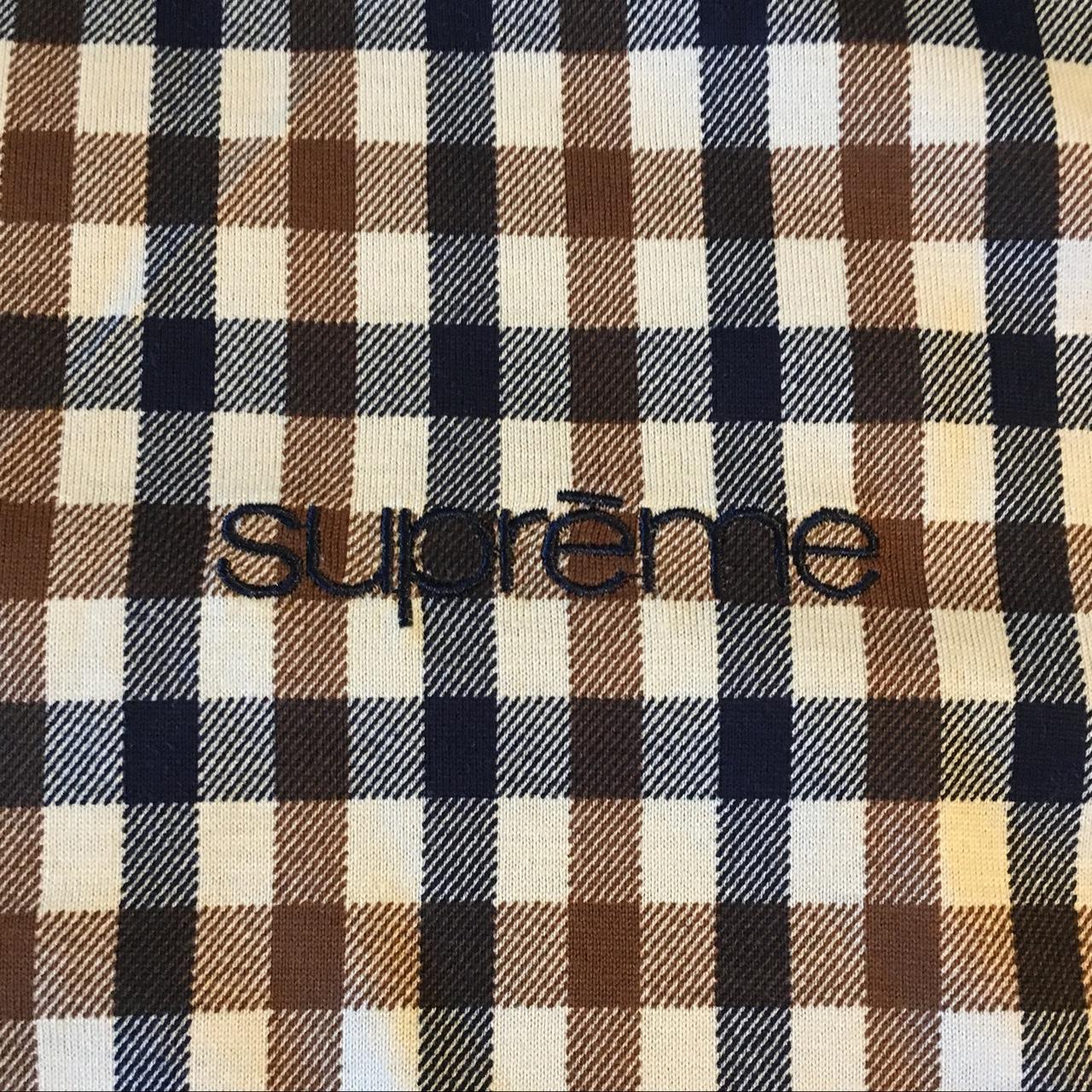 Supreme x Aquascutum Club Check Polo - Depop