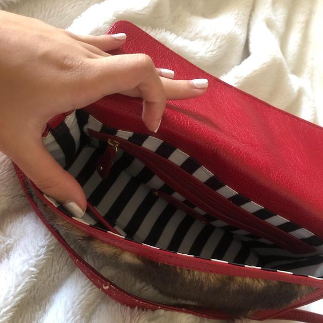 pre loved giani bernini red leather purse has a lot - Depop