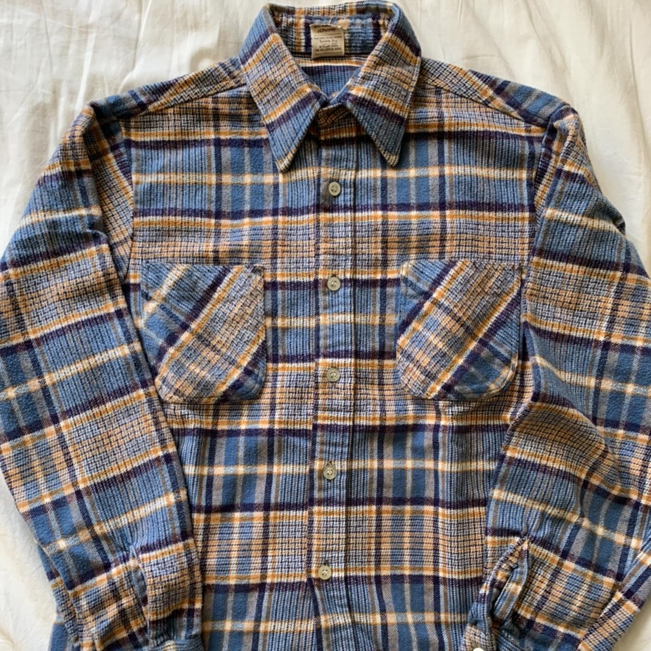 Vintage BIG MAC JC Penny Flannel Shirt Chest:... - Depop