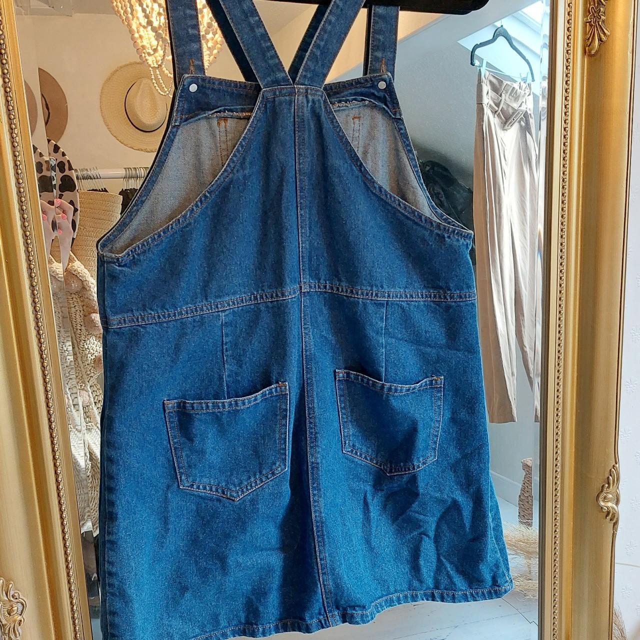 New Look Women's Blue and Navy Dress | Depop