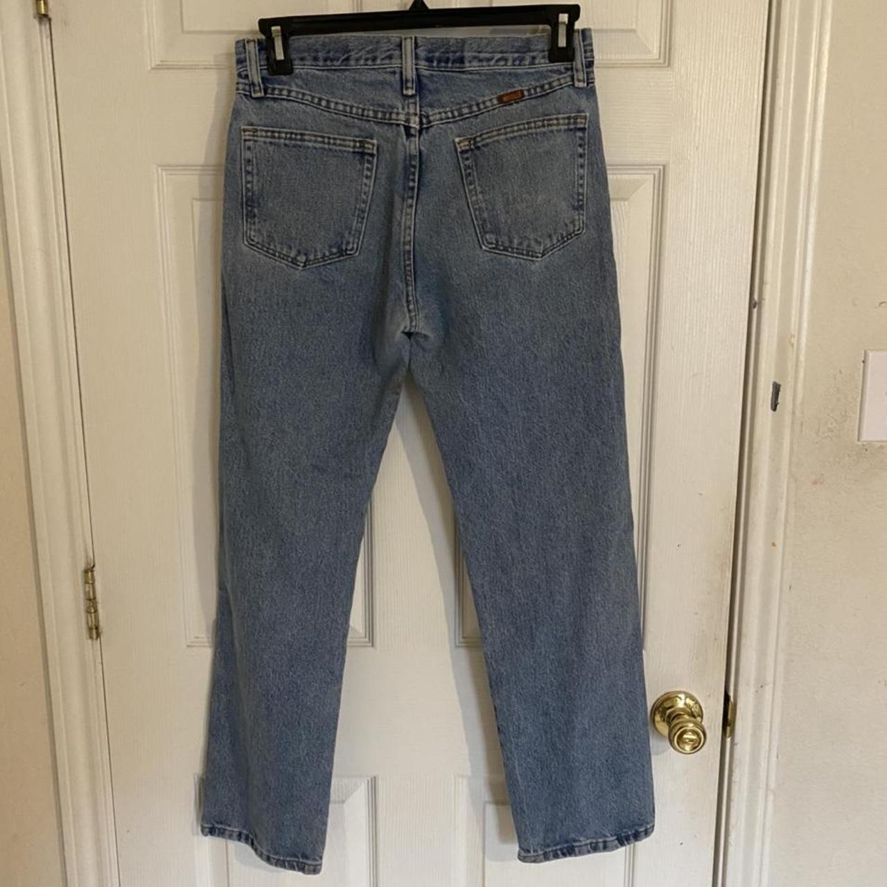 Rustler medium wash denim jeans. Great vintage 80’s... - Depop