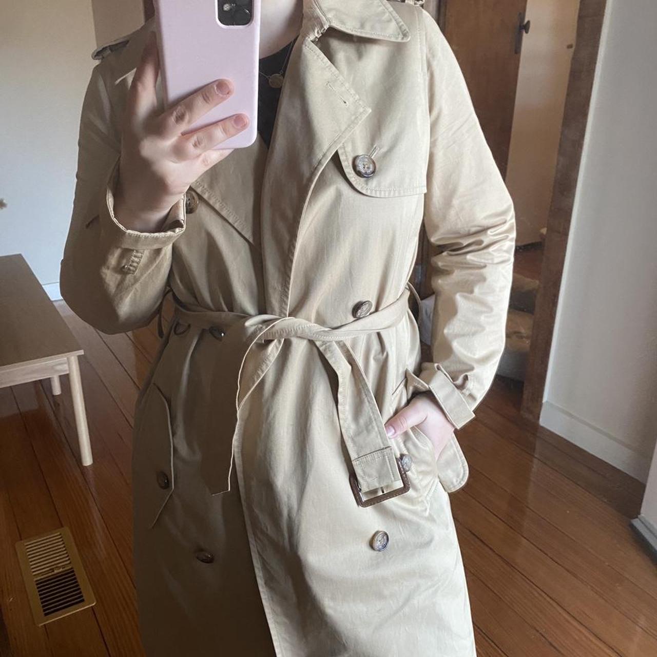 Ralph Lauren trench coat - size 6p fits size... - Depop