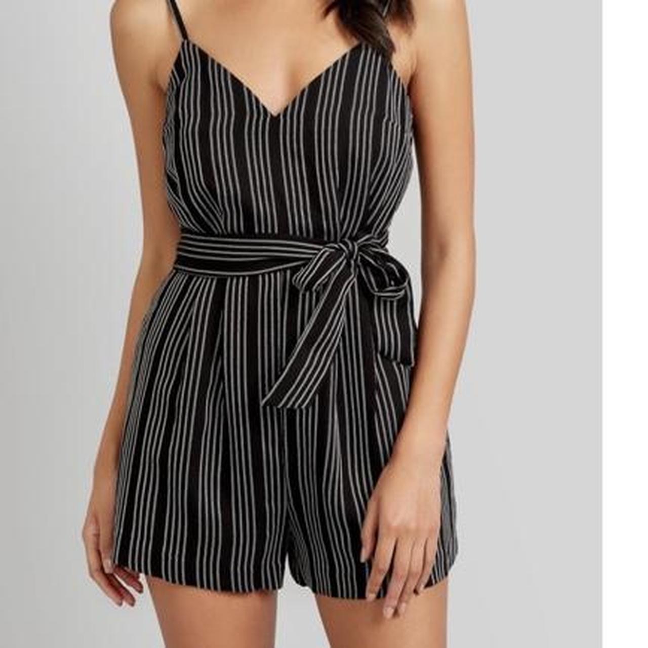 KOOKAÏ CAMEO PLAYSUIT IN BLACK N WHITE 🖤❔size - Main Image