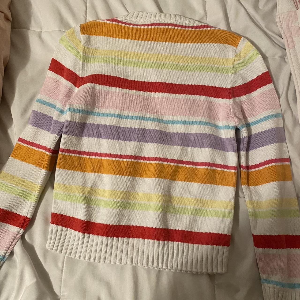 Lacoste rainbow outlet sweater