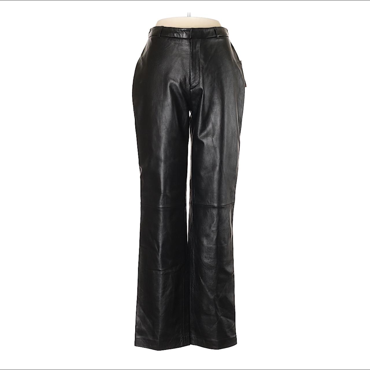 Jaclyn Smith Classic Genuine Leather Pants These... - Depop
