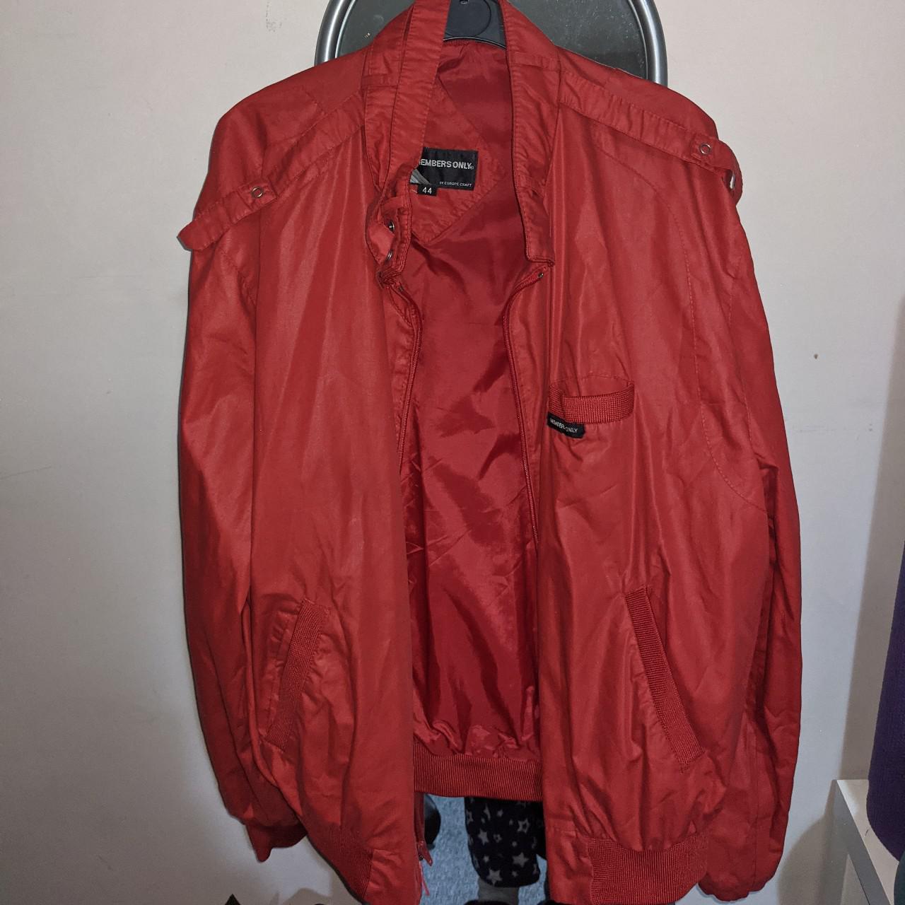 nike red bomber jacket