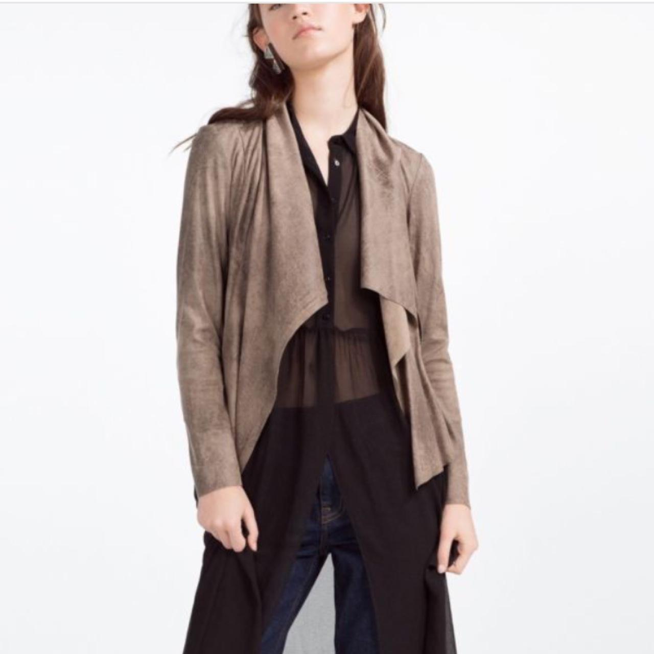 Zara suede hot sale effect jacket