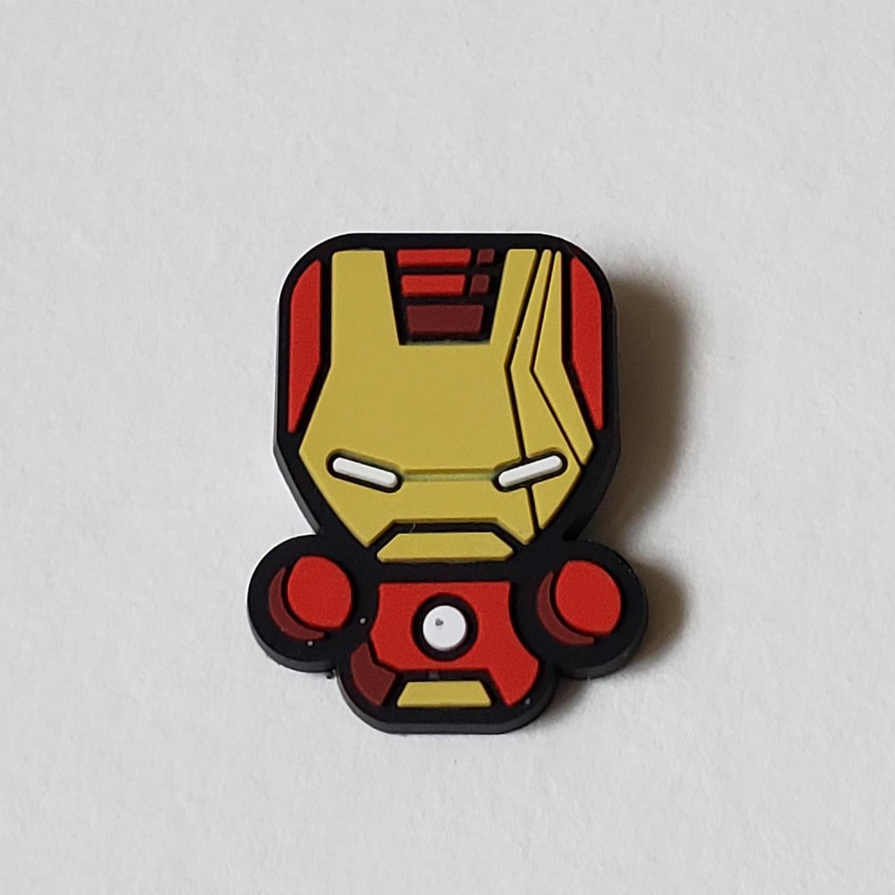 Super cute rubber marvel Iron Man pin badge. Brand...