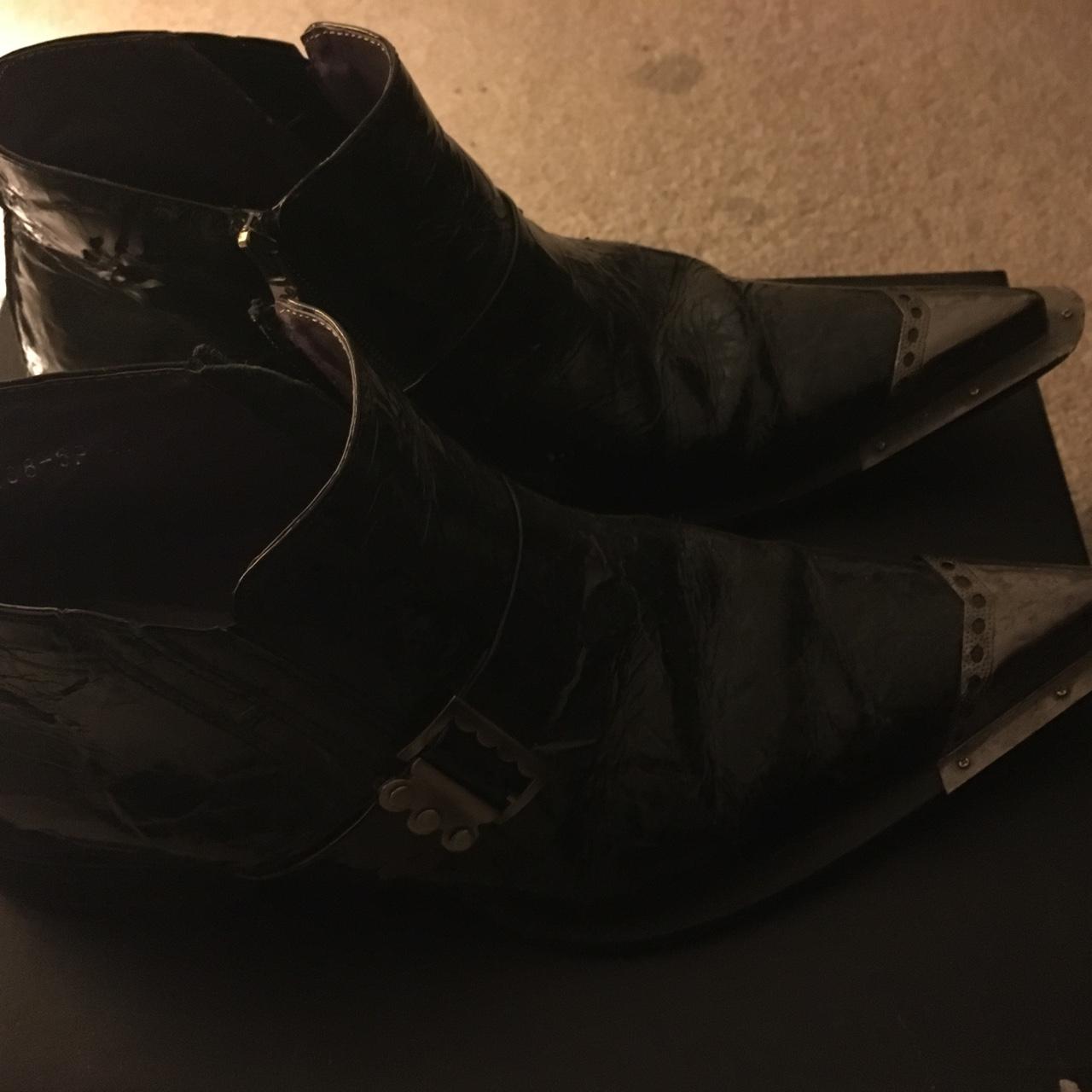 Gucinari Boots with Metal Toe Caps! Bought a couple... - Depop