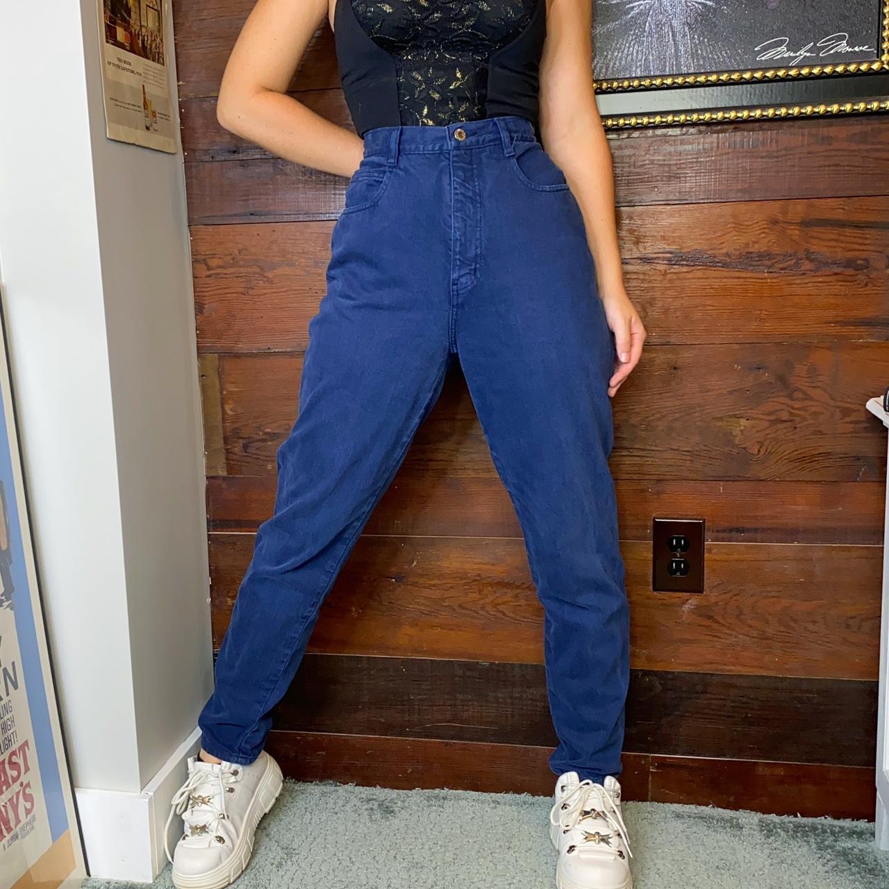 Vintage 90s denim blue jeans Brand: Anchor Blue Depop