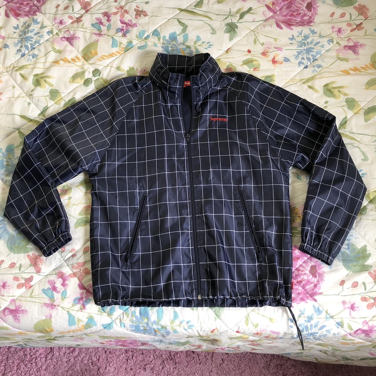 Supreme Windowpane Windbreaker • Size M • Incredible | Depop