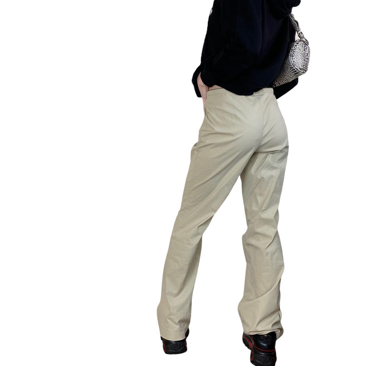 cream cargo trousers