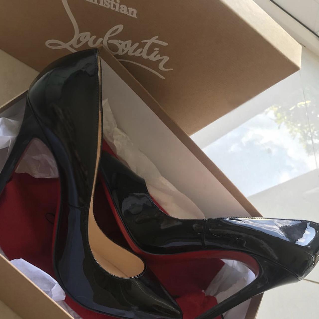 Christian Louboutin Pigalle 120 patent calf heels,... - Depop