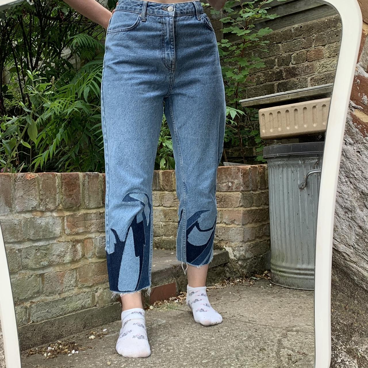 topshop flame jeans