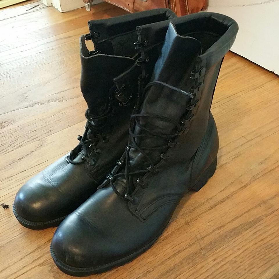 AUTHENTIC vintage Louis Vuitton military boots size - Depop