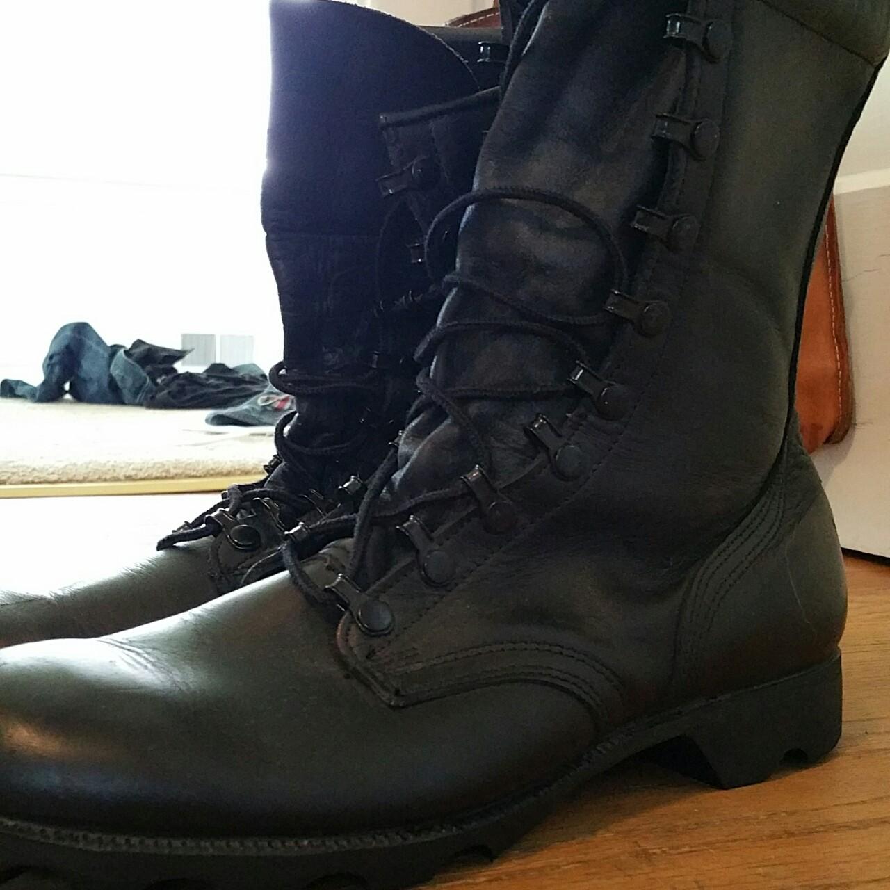 AUTHENTIC vintage Louis Vuitton military boots size - Depop