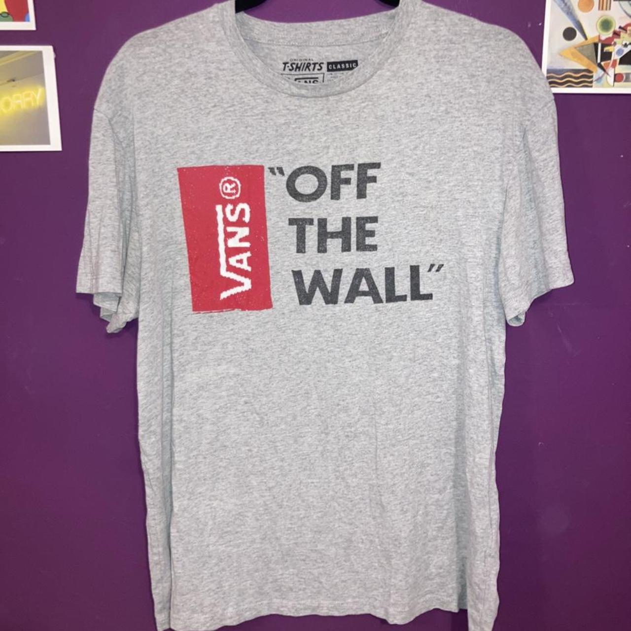 VANS OFF THE WALL GREY TEE 🔺 ️ copyright vans off the... - Depop